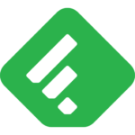 Logo da Feedly.