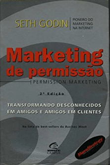 Capa do livro Marketing de Permissão, de Seth Godin.