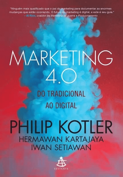 Capa do livro Marketing 4.0, de Philip Kotler, Hermawan Kartajaya e Iwan Setiawan.