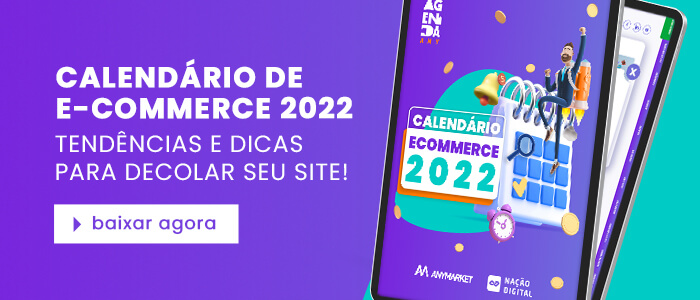 Calendário de e-commerce 2022.