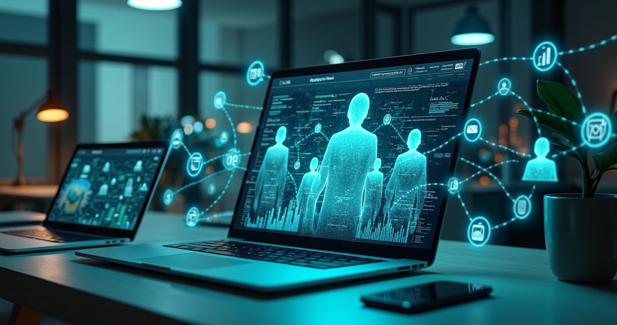 Representação digital de unificação de dados de clientes por CDP em múltiplos dispositivos