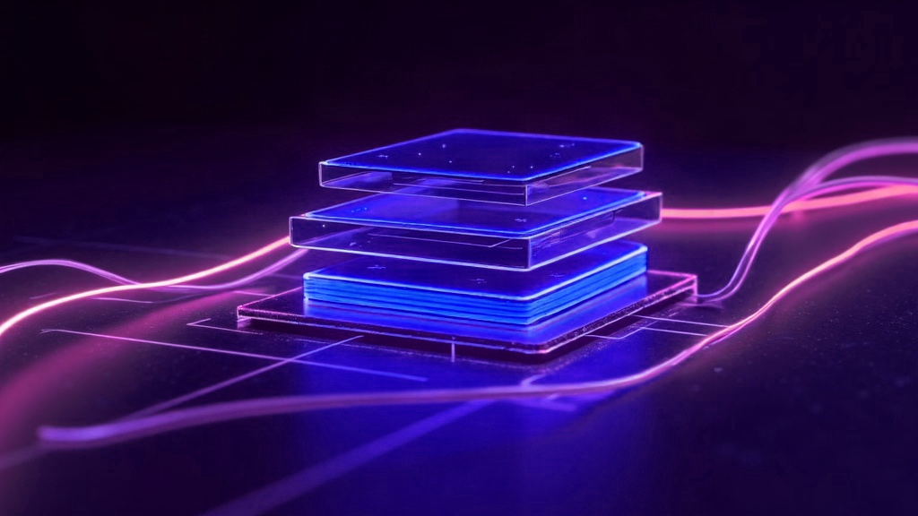 Ilustração abstrata de fluxos de luz que se dividem em canais rápidos e lentos, representando prazos e custos de recebimento das vendas com cartão